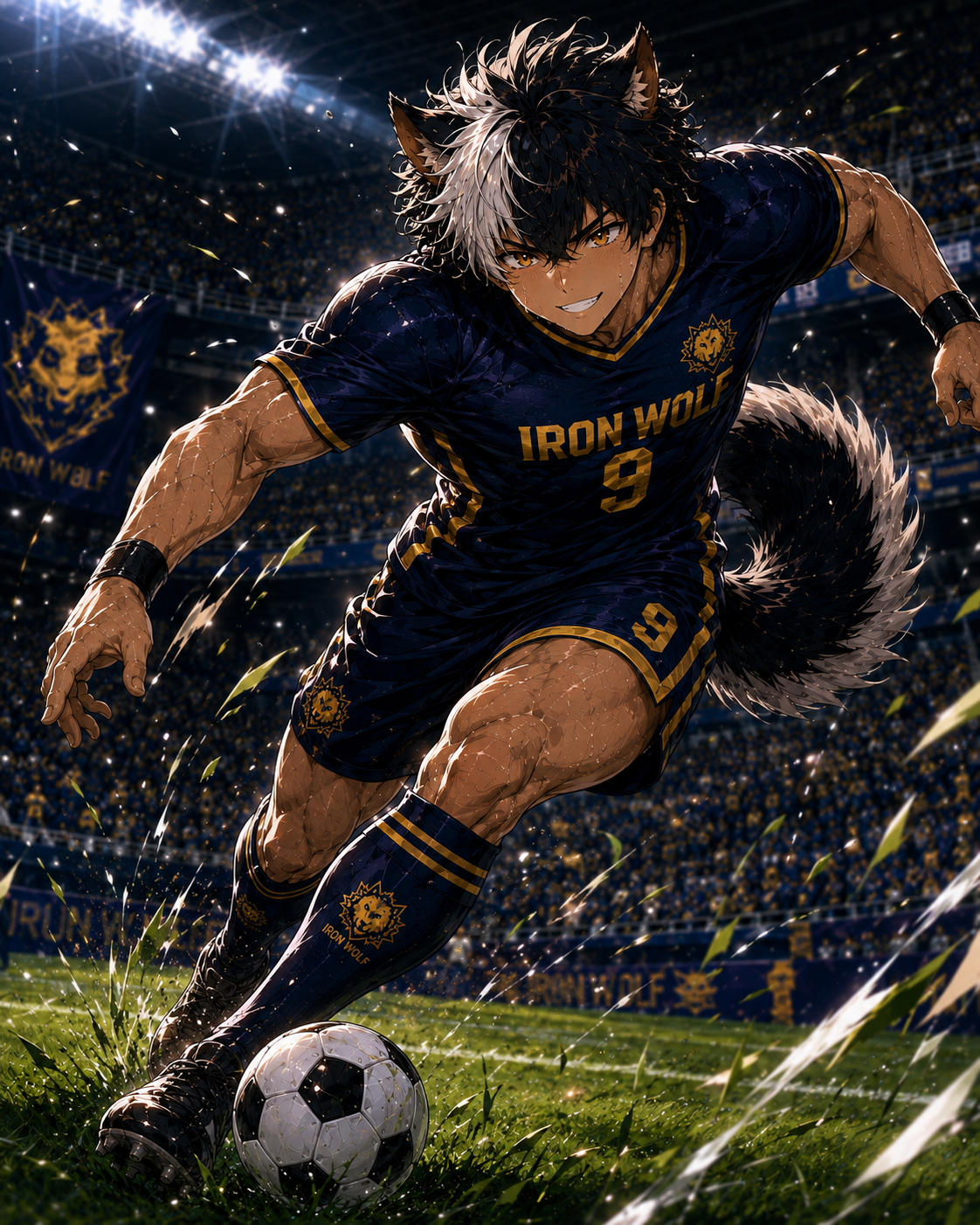 IRON WOLF 背番号9のキバ